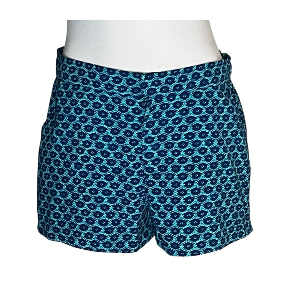 Cabana Life blue green print UPF 50 shorts size M